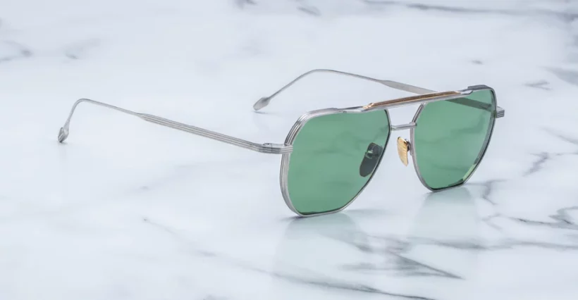 JMM BRION 41 SILVER SIDE JMM BRION 41 SILVER VINTAGE GREEN JACQUES MARIE MAGE 41 SILVER