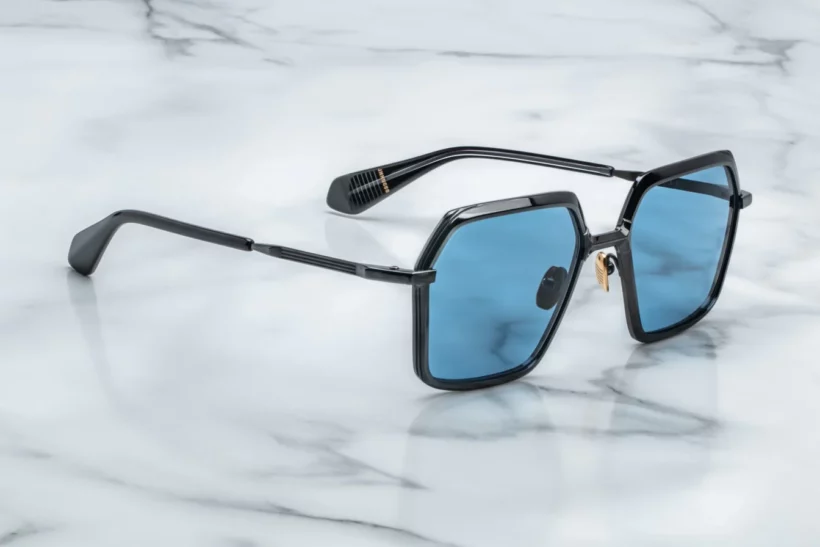 Ugo_Black_Black JACQUES MARIE MAGE UGO 88 BLACK AZURE JMM UGO 88 BLACK AZURE