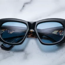 JMM NADJA 01 NOIR AZURE JACQUES MARIE MAGE 01 NOIR AZURE