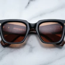 JACQUES MARIE MAGE ENZO 10A NOIR DARK ORANGE JMM ENZO 10A NOIR X