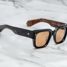 JACQUES MARIE MAGE ENZO 10A NOIR DARK ORANGE JMM ENZO 10A NOIR X