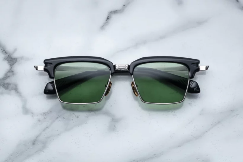 JACQUES MARIE MAGE ALIN 01 NOIR LIGHT GREEN MINERAL GLASS JMM ALIN NOIR