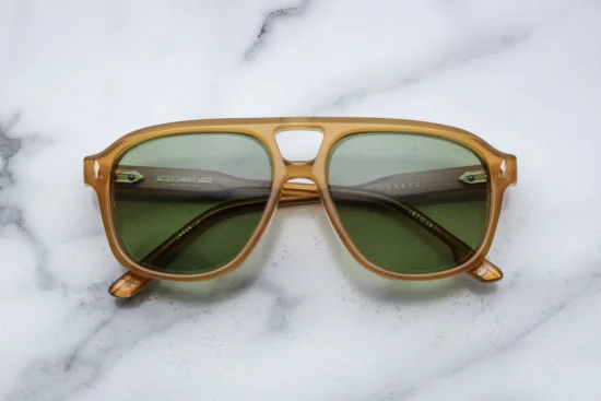 JACQUES MARIE MAGE LEONARD 15K HONEY VERDE GLASS JMM LEONARD HONEY