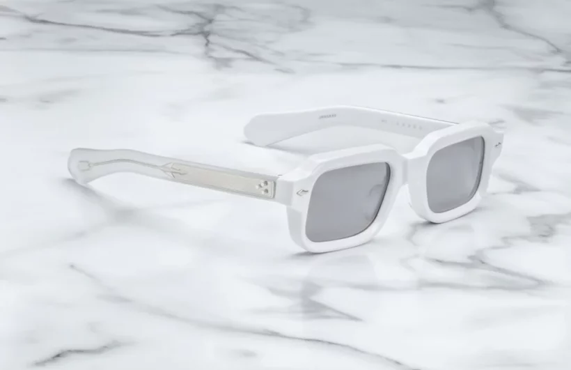 JACQUES MARIE MAGE SANDRO 4B WHITE CHROME JMM SANDRO WHITE CHROME