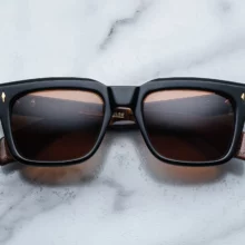 JACQUES MARIE MAGE TORINO 10A NOIR X ORANGE - VISIONARY OPTICS