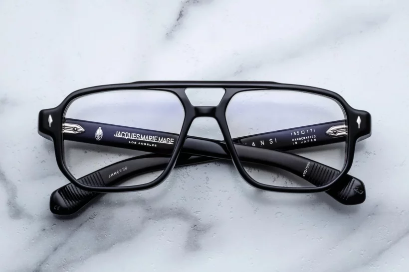 JACQUES MARIE MAGE EVANS 58 RAVEN SUPERLIGHT GREY