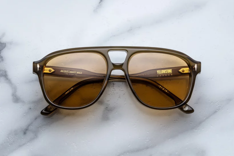 JACQUES MARIE MAGE COUGAR 8R GREEN MOSS DANDELION POLARIZED JMM COUGAR GREEN MOSS